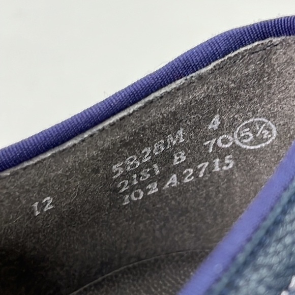 Aqua Skips Waterproof Blue Suede Oxford Lace ups shoes - Picture 11 of 12